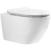 Товар: Унитаз Bond Oval F01-10Long подвесной с сиденьем Микролифт - фото 8 Унитаз Bond Oval F01-10Long подвесной с сиденьем Микролифт — фото 8, Подвесные унитазы