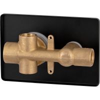 Товар: Смеситель для душа Remer Element ET09HRGNO Черный матовый - фото 2 Смеситель для душа Remer Element ET09HRGNO Черный матовый — фото 2, Смеситель для душа