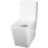 Унитаз компакт Creto Logan L2 без бачка и с сиденьем Микролифт арт-1002-004-WF — фото 7, Напольные унитазы