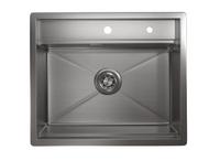 Granula-KS-6051, СТАЛЬ САТИН, стальная кухонная мойка KITCHEN SPACE — фото 1, Кухонные мойки