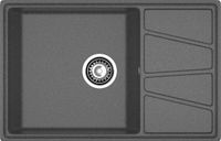 Товар: GRANFEST Мойка VERTEX 780L 1-чаша+крыл 780*500мм графит арт.GF- - фото 2 GRANFEST Мойка VERTEX 780L 1-чаша+крыл 780*500мм графит арт.GF- — фото 2, Кухонные мойки