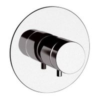 Смеситель для ванны Remer Minimal Thermo NT30 с термостатом Хром — фото 1, Смеситель для душа