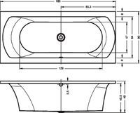 Товар: Акриловая ванна Riho Lima 180x80 B052001005 (BB4600500000000) без гидромассажа - фото 4 Акриловая ванна Riho Lima 180x80 B052001005 (BB4600500000000) без гидромассажа — фото 4, Ванны