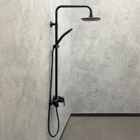 Душевая система Comforty FF074R-CMT 00-00004536 Черная — фото 10, Душевые стойки