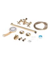 Смеситель для ванны Agger Retro A1921188 универсальный Бронза — фото 3, Смеситель для ванны