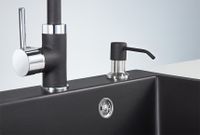 Granula-1403, ШВАРЦ (чёрный металлик), ДОЗАТОР КУХОННЫЙ — фото 1, Дозаторы для кухонных моек