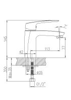 Смеситель для раковины Haiba Хром арт-HB10183 — фото 2, Смесители для раковины