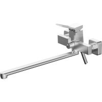 Смеситель для ванны Haiba HB22818 универсальный Хром — фото 1, Смеситель для ванны