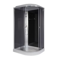 Душевая кабина Niagara Eco E120/80/13L/TN (120х80х215) низкий поддон(13см),стекло тонированное,3 мес — фото 2, Душевые кабины