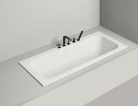 Ванна из искусственного камня Salini Orlanda Axis 190х80 103221M Белая матовая — фото 5, Ванны из искусственного камня