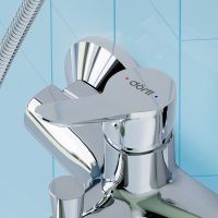 Смеситель для ванны Dorff Optima D2010000 Хром — фото 6, Смеситель для ванны