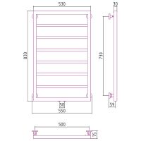 Товар: Водяной полотенцесушитель Сунержа Канцлер 800х500 31-0254-8050 Черный матовый - фото 2 Водяной полотенцесушитель Сунержа Канцлер 800х500 31-0254-8050 Черный матовый — фото 2, Водяные полотенцесушители