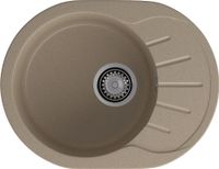 Товар: GRANFEST Мойка RONDO 580L 1-чаша+крыло 579*445мм песочный арт.GF- - фото 2 GRANFEST Мойка RONDO 580L 1-чаша+крыло 579*445мм песочный арт.GF- — фото 2, Кухонные мойки