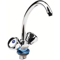 Смеситель для кухни Сантаком 120117с Хром — фото 1, Смесители для кухни