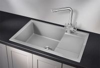 Granula-7805, АЛЮМИНИУМ, кухонная мойка, кварц — фото 2, Кухонные мойки