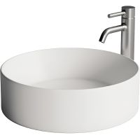 Раковина-чаша Alice Spy 40 34230101 Белая глянцевая — фото 1, Раковины накладные