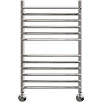 Водяной полотенцесушитель Point Альфа PN05148SP П11 400x800 с полкой Хром — фото 1, Водяные полотенцесушители