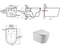 Товар: Унитаз подвесной безободковый AQUATEK БЕТТА AQ1253W-00 530*360*345 мм, горизонтальный выпуск, тонкое - фото 2 Унитаз подвесной безободковый AQUATEK БЕТТА AQ1253W-00 530*360*345 мм, горизонтальный выпуск, тонкое — фото 2, Унитазы