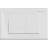 Клавиша смыва Aqueduto Quadrado QUA0110 Белая глянцевая — фото 1, Кнопки смыва