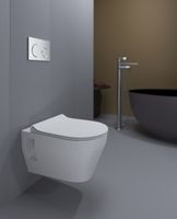 Унитаз Laparet Correct подвесной с сиденьем Микролифт — фото 6, Подвесные унитазы