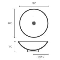 Раковина-чаша Bronze de Luxe Sphera 40 6203 Бронза — фото 2, Раковины