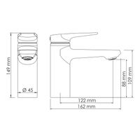 Товар: Wiese 8403 Смеситель для умывальника - фото 11 Wiese 8403 Смеситель для умывальника — фото 11, Аксессуары для раковины