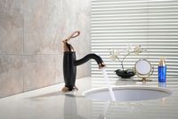 Смеситель для раковины Lemark Prime LM6106BRG Черный матовый Розовое золото — фото 6, Смесители для раковины