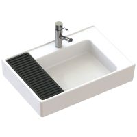 Раковина Creavit Arya 65 AR065-00CB00E-0000 Белая — фото 1, Раковины накладные