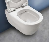 Товар: Унитаз Hatria Fusion Y1XQ01 подвесной без сиденья - фото 3 Унитаз Hatria Fusion Y1XQ01 подвесной без сиденья — фото 3, Подвесные унитазы