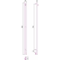 Товар: Электрический полотенцесушитель Сунержа Нюанс 3.0 1800x85 R 00-5843-1853 Хром - фото 2 Электрический полотенцесушитель Сунержа Нюанс 3.0 1800x85 R 00-5843-1853 Хром — фото 2, Электрические полотенцесушители