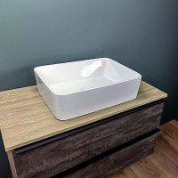 Раковина-чаша Maretti Umbria 48 UM13NS03-844 Белая — фото 3, Раковины накладные