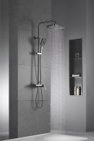 Душевая система Rose R18T R1836T-6 Оружейная сталь — фото 3, Душевые системы