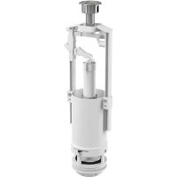 Сливная арматура Alcaplast A05-CHROM Белая — фото 1, Комплектующие для туалета