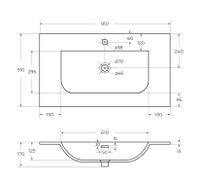 Товар: Керамическая раковина CEZARES CZR-8099-90/50 - фото 4 Керамическая раковина CEZARES CZR-8099-90/50 — фото 4, Раковины