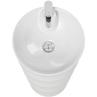 Товар: Раковина Laguraty 42 212B Белая - фото 2 Раковина Laguraty 42 212B Белая — фото 2, Раковины напольные