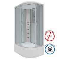 Душевая кабина Niagara Classic NG-2310-14LG (120х80х215) высокий поддон(40см),стекло матовое,4 места — фото 2, Душевые кабины