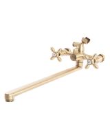 Смеситель для ванны Agger Retro A1921188 универсальный Бронза — фото 5, Смеситель для ванны