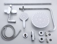 Товар: Душевая система Bond B01-9100 Хром - фото 9 Душевая система Bond B01-9100 Хром — фото 9, Душевые системы