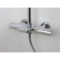 Душевая система ESKO STT5054 с термостатом Хром — фото 8, Душевые стойки