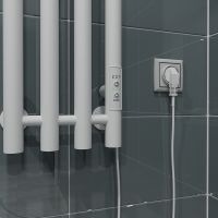 Электрический полотенцесушитель Altasan Арго 120х21 Арго12021БМ Белый матовый — фото 4, Электрические полотенцесушители