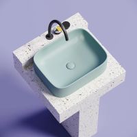 Раковина-чаша Ceramicanova Element 51 CN6052MLG Зеленая матовая — фото 25, Раковины накладные