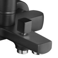 Смеситель для ванны Azario Treya AZ-156805024 Черный — фото 3, Для душа и ванны