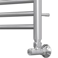 Водяной полотенцесушитель Point Аврора Премиум PN10150SP П17 500x1000 с полкой Хром — фото 8, Водяные полотенцесушители