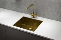 Товар: Granula-5445U, ЗОЛОТО САТИН, стальная кухонная мойка - фото 2 Granula-5445U, ЗОЛОТО САТИН, стальная кухонная мойка — фото 2, Кухонные мойки