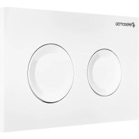 Клавиша смыва Bettoserb Sava Fix Slim Sitnica 40006466 Белая глянцевая — фото 3, Комплектующие для туалета