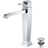 Смеситель для раковины Caprigo Diamante 50-023-crm Хром — фото 1, Смесители для раковины