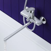 Смеситель для ванны Dorff Ultra D5095000 универсальный Хром — фото 6, Смеситель для ванны