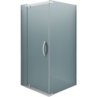 Душевой уголок Alex Baitler 90x90 AB244-90 профиль Хром стекло тонированное — фото 1, Квадратные душевые уголки