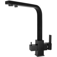 Товар: Смеситель для кухни Haiba HB76803-7 Черный матовый - фото 1 Смеситель для кухни Haiba HB76803-7 Черный матовый — фото 1, Смесители для кухни