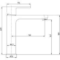 Товар: Смеситель для раковины E.C.A. Nita 102188041EX Хром - фото 2 Смеситель для раковины E.C.A. Nita 102188041EX Хром — фото 2, Смесители для раковины